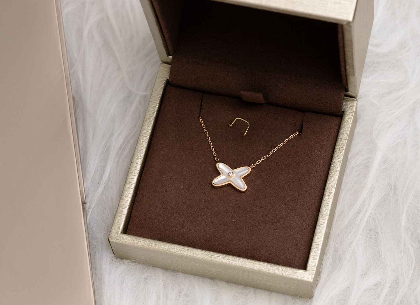 [Dawnora Jewelry]JEUX DE NECKLACE 1 DIAMOND