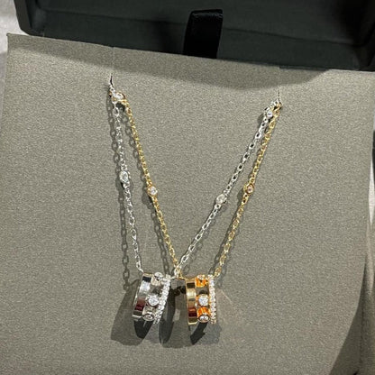 [Dawnora Jewelry]CHAIN MOVE ROMANE PEDAND NECKLACE
