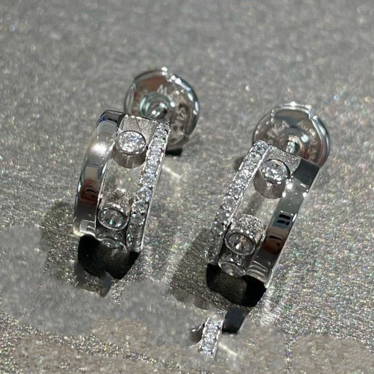 [Dawnora Jewelry]MOVE ROMANE EARRINGS DIAMOND