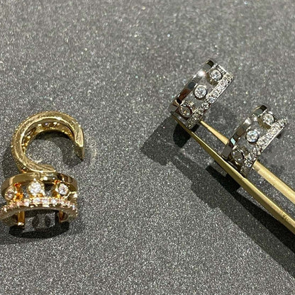 [Dawnora Jewelry]MOVE ROMANE EARRINGS DIAMOND