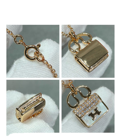 [Dawnora Jewelry]H CIRCE MOISSANITE PENDANT NECKLACE GOLD