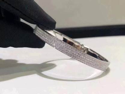 [Dawnora Jewelry]HM KELLY BRACELET IN SILVER AND FULL PAVE DIAMOND