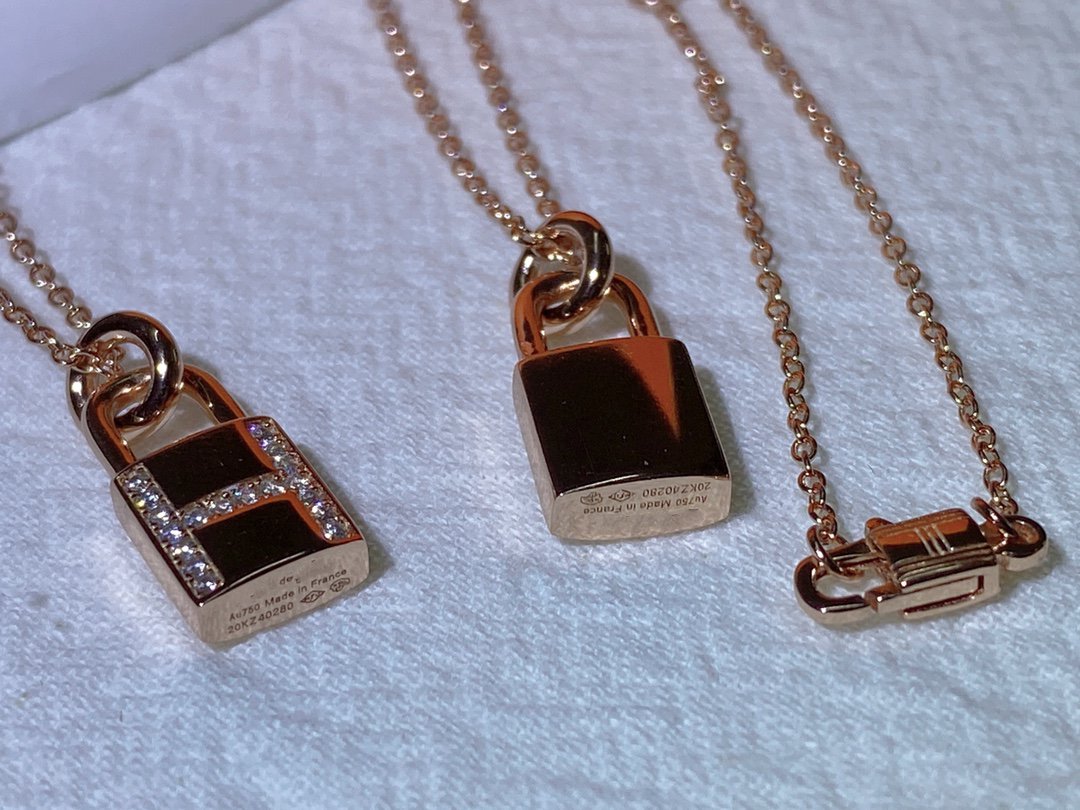 [Dawnora Jewelry]HM ADVANCED NICHE LOCK HEAD NECKLACE DIAMONDS