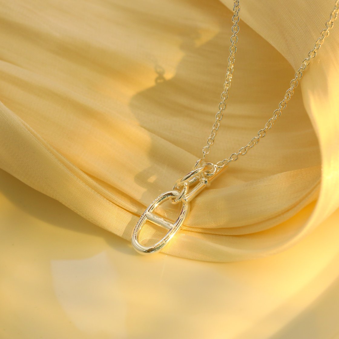 [Dawnora Jewelry]HM CHAINE D'ANCRE PENDANT NECKLACE STERLING SILVER
