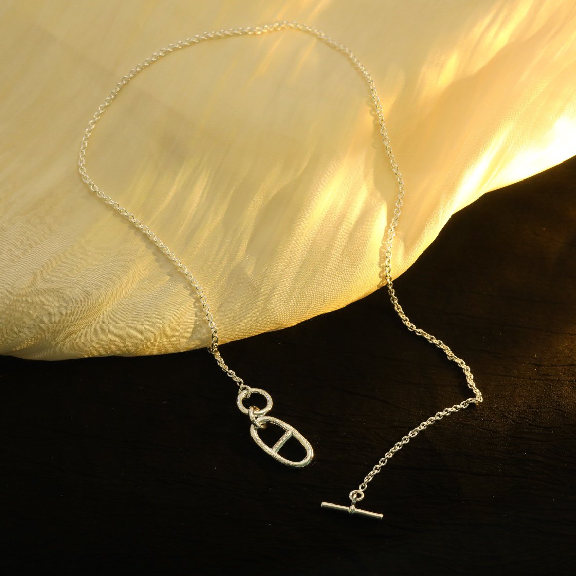 [Dawnora Jewelry]HM CHAINE D'ANCRE PENDANT NECKLACE STERLING SILVER