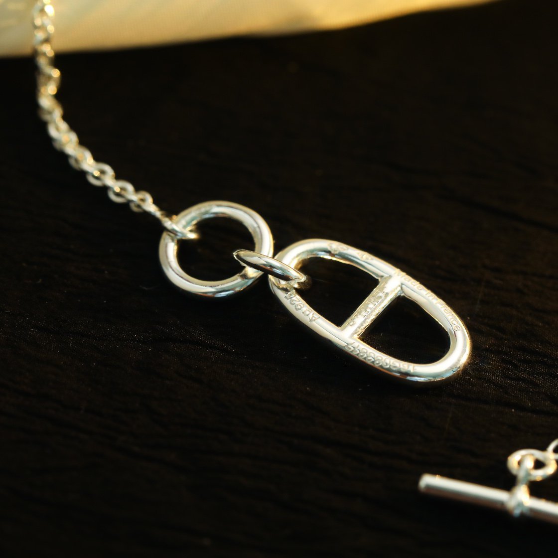 [Dawnora Jewelry]HM CHAINE D'ANCRE PENDANT NECKLACE STERLING SILVER