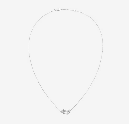 [Dawnora Jewelry]FORCE 10 DIAMOND SILVER NECKLACE MINI MODEL