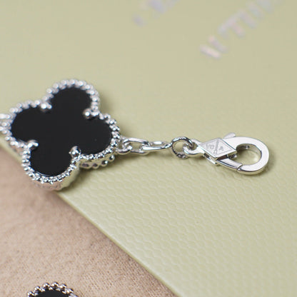 [Dawnora Jewelry] CLOVER 5 MOTIF ONYXS BRACELET COLLECTION