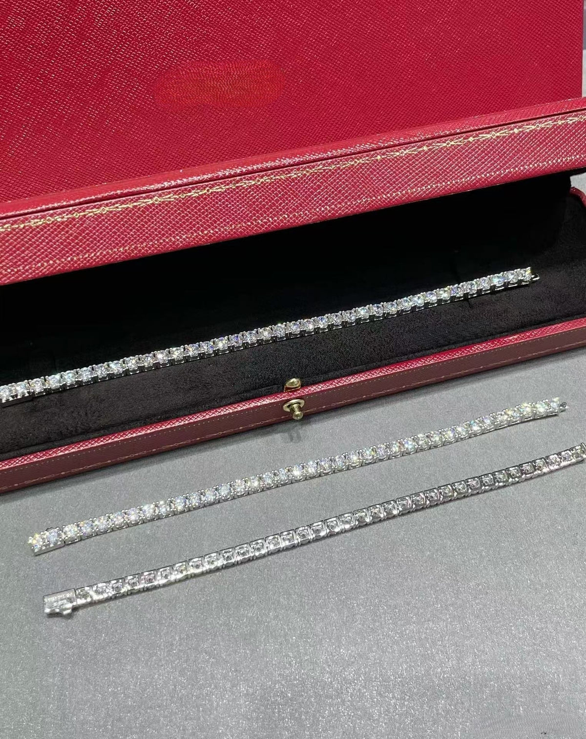 [Dawnora Jewelry]TENNIS BRACELET WITH FULL DIAMOND SETTING
