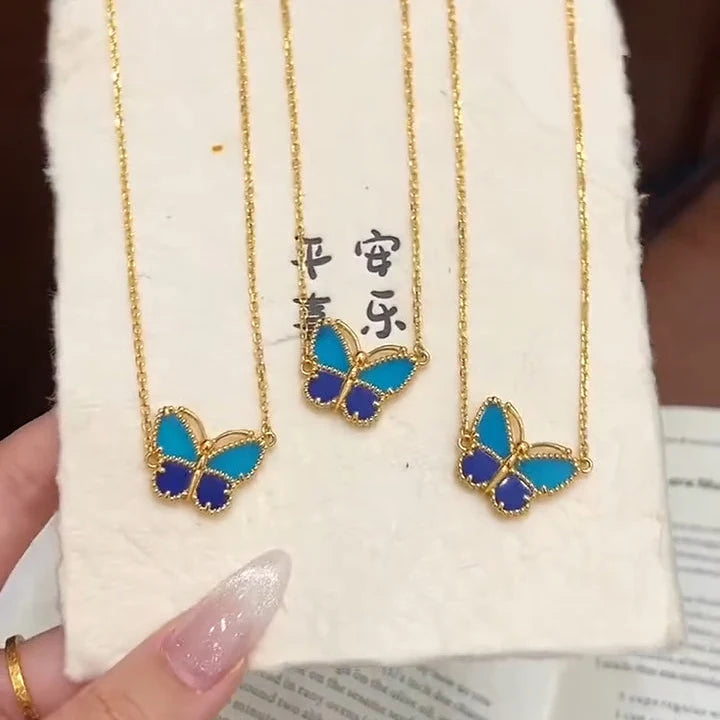 [Dawnora Jewelry] 2026 NEW LUCKY BUTTERFLY 1 MOTIFS NECKLACE