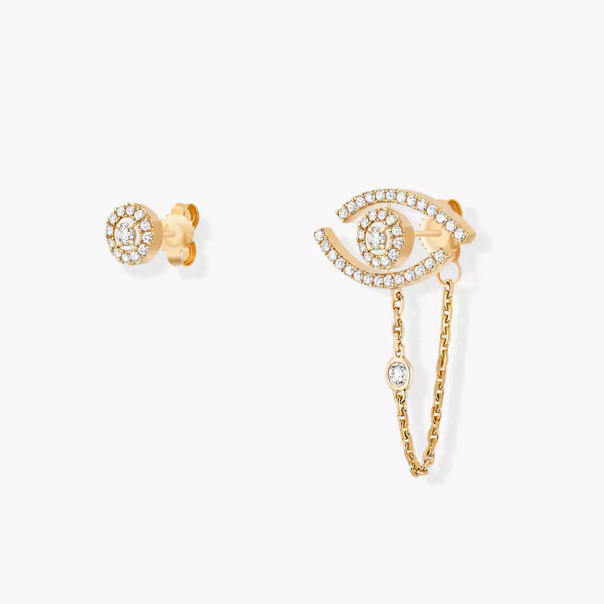 [Dawnora Jewelry]Lucky Eye Diamond Earrings