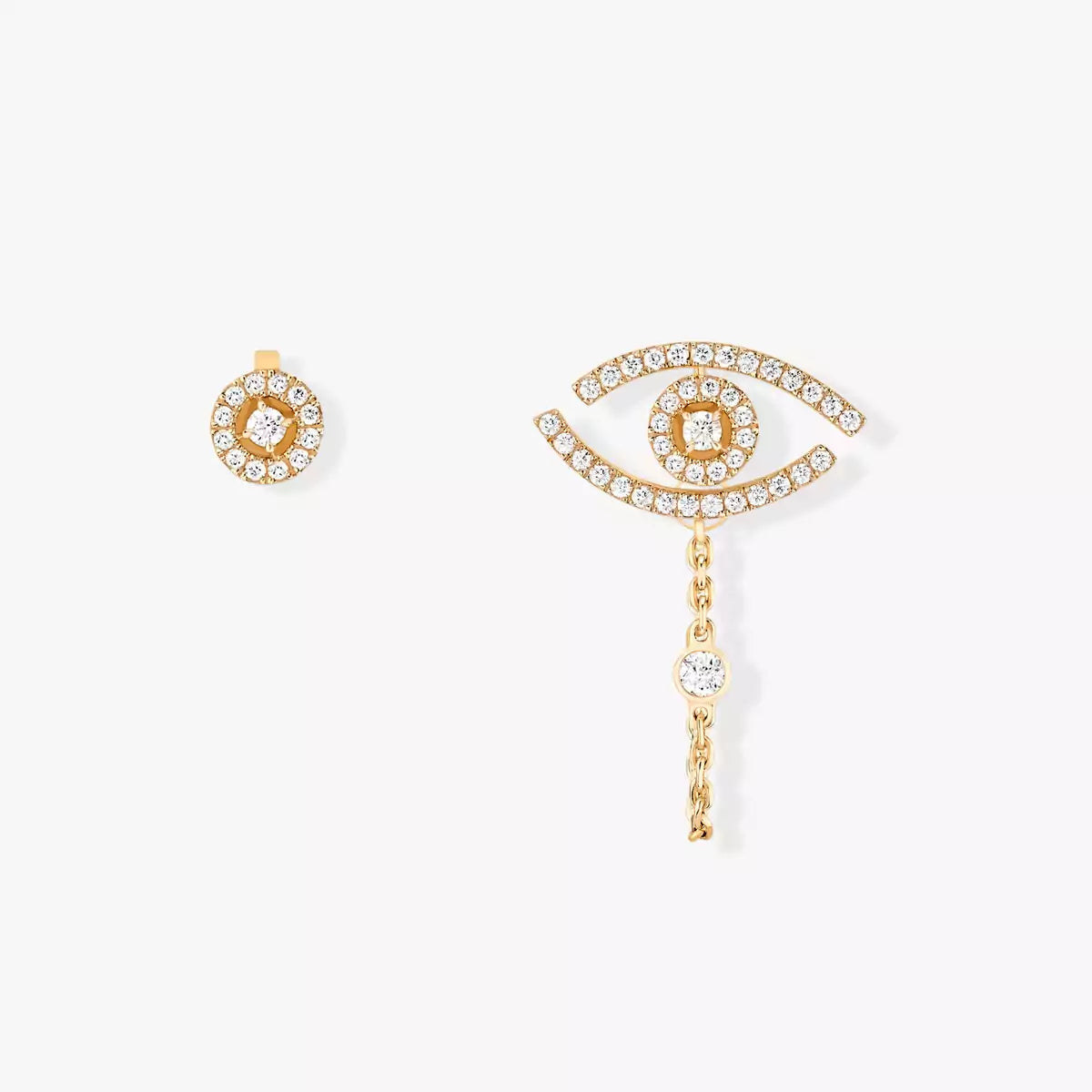 [Dawnora Jewelry]Lucky Eye Diamond Earrings