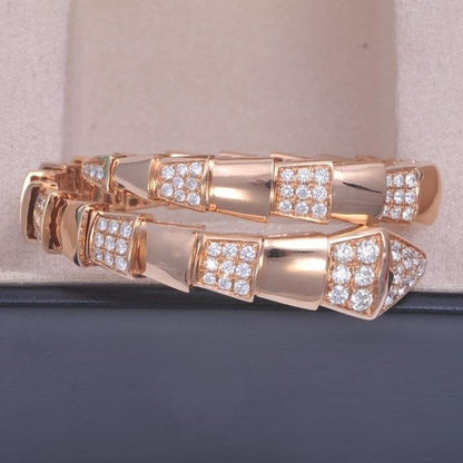 [Dawnora Jewelry]SERPENTI BRACELET PINK GOLD DIAMOND