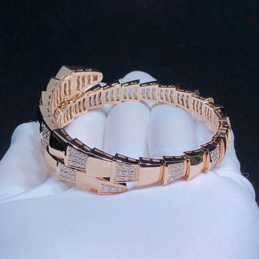 [Dawnora Jewelry]SERPENTI BRACELET PINK GOLD DIAMOND