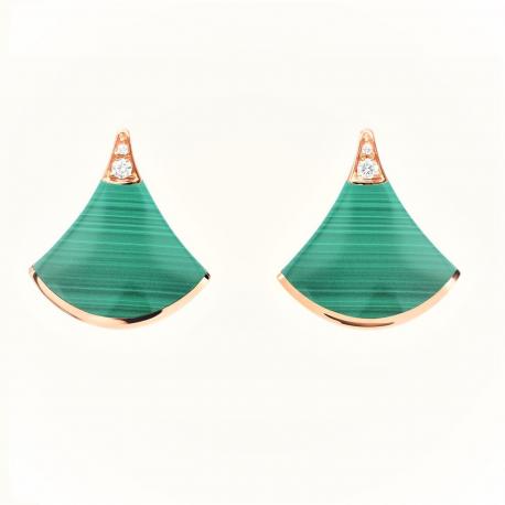 [Dawnora Jewelry]DIVAS DREAM EARRINGS PINK GOLD
