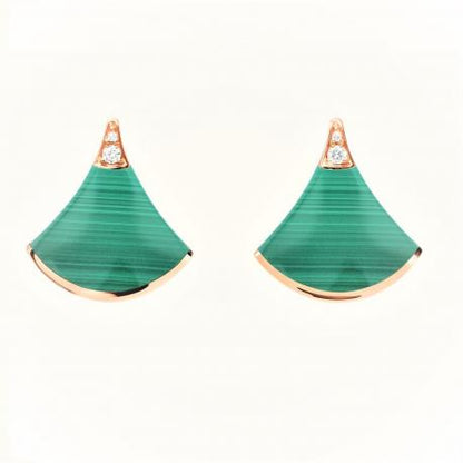 [Dawnora Jewelry]DIVAS DREAM EARRINGS PINK GOLD