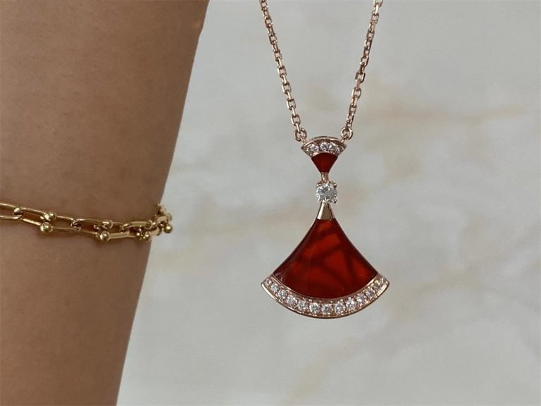 [Dawnora Jewelry]DREAM NECKLACE CARNELIAN DIAMOND