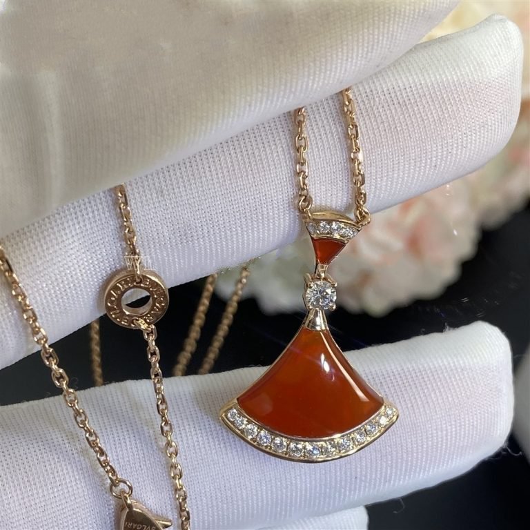 [Dawnora Jewelry]DREAM NECKLACE CARNELIAN DIAMOND