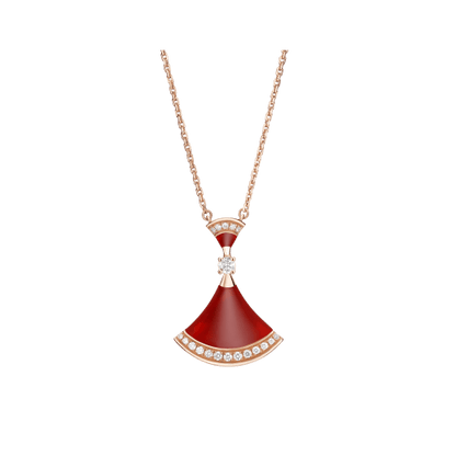[Dawnora Jewelry]DREAM NECKLACE CARNELIAN DIAMOND