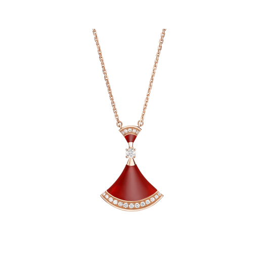 [Dawnora Jewelry]DREAM NECKLACE CARNELIAN DIAMOND