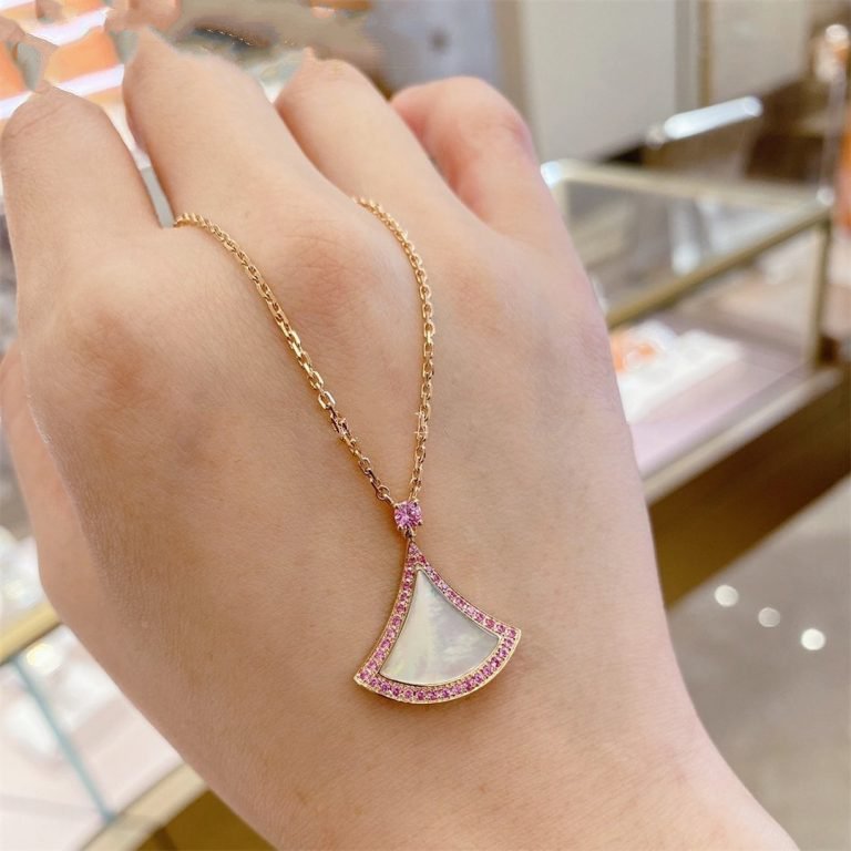 [Dawnora Jewelry]DREAM NECKLACE MOP DIAMOND PINK