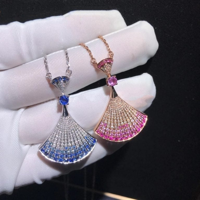 [Dawnora Jewelry]DREAM NECKLACK DIAMOND PINK GOLD