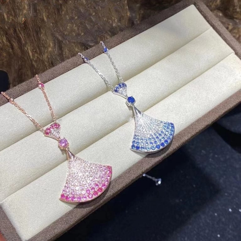 [Dawnora Jewelry]DREAM NECKLACK DIAMOND PINK GOLD