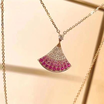 [Dawnora Jewelry]DREAM NECKLACE PINK GOLD PINK DIAMOND