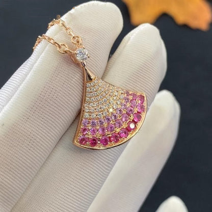 [Dawnora Jewelry]DREAM NECKLACE PINK GOLD PINK DIAMOND