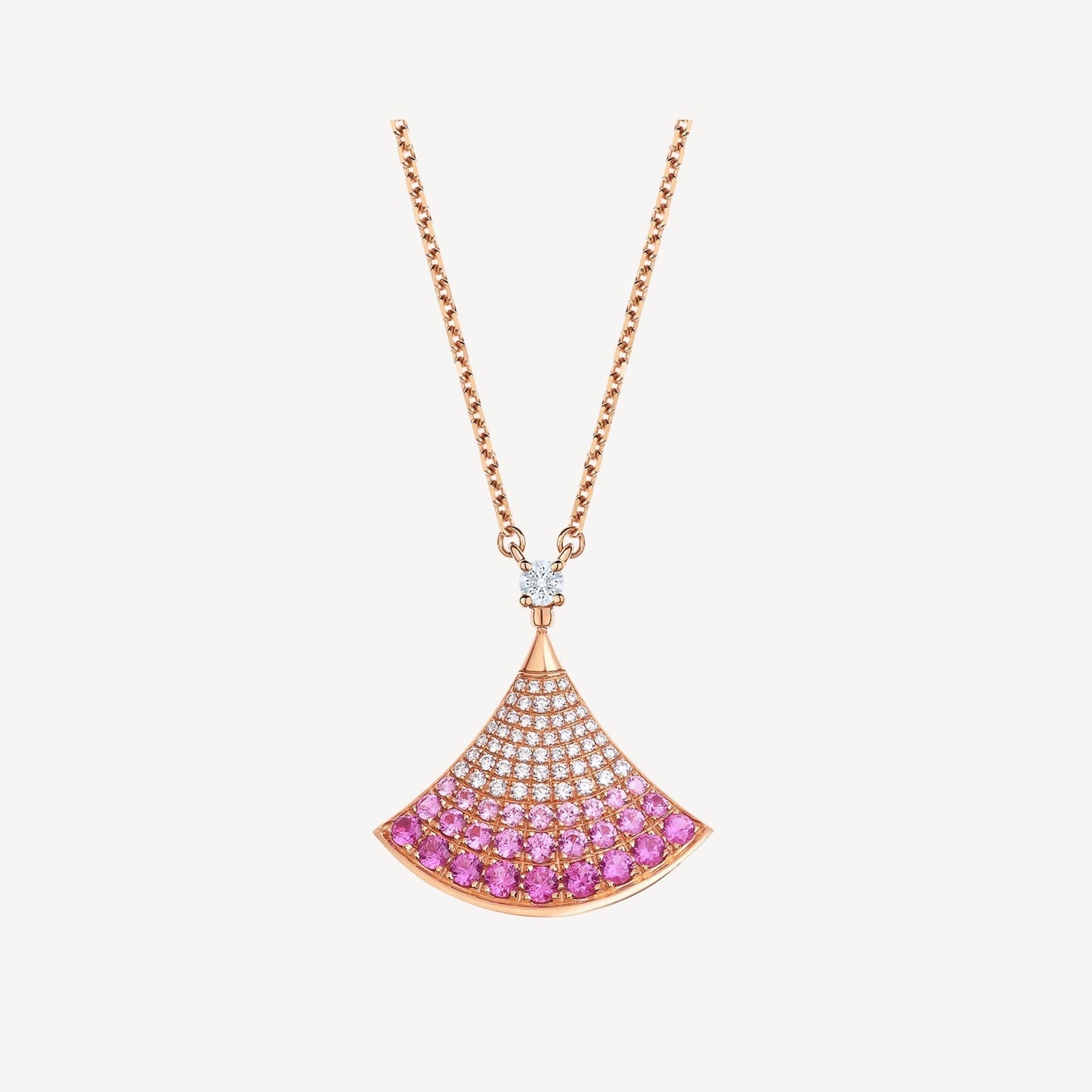 [Dawnora Jewelry]DREAM NECKLACE PINK GOLD PINK DIAMOND