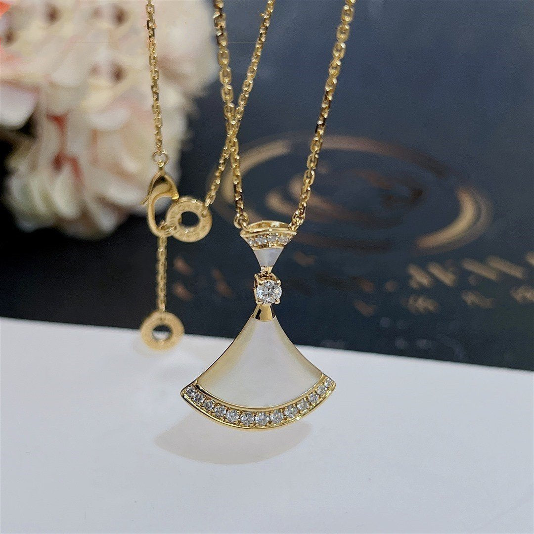 [Dawnora Jewelry]DREAM NECKLACE MOP GOLD DIAMOND