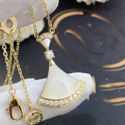 [Dawnora Jewelry]DREAM NECKLACE MOP GOLD DIAMOND