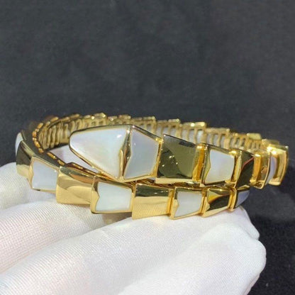 [Dawnora Jewelry]SERPENTI BRACELET MOP GOLD