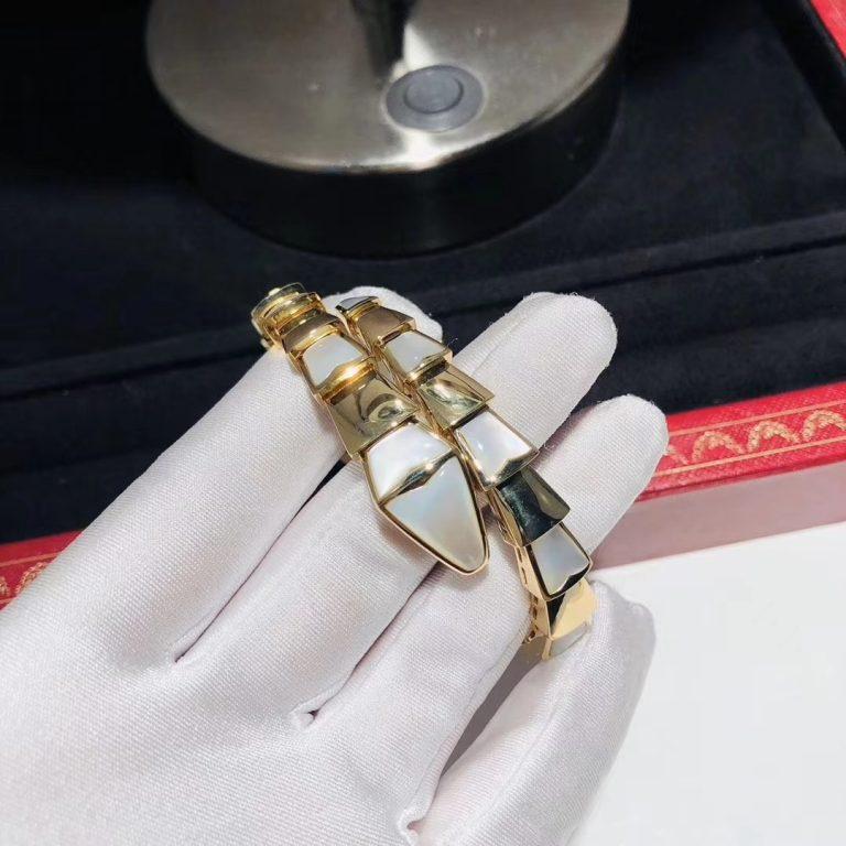 [Dawnora Jewelry]SERPENTI BRACELET MOP GOLD