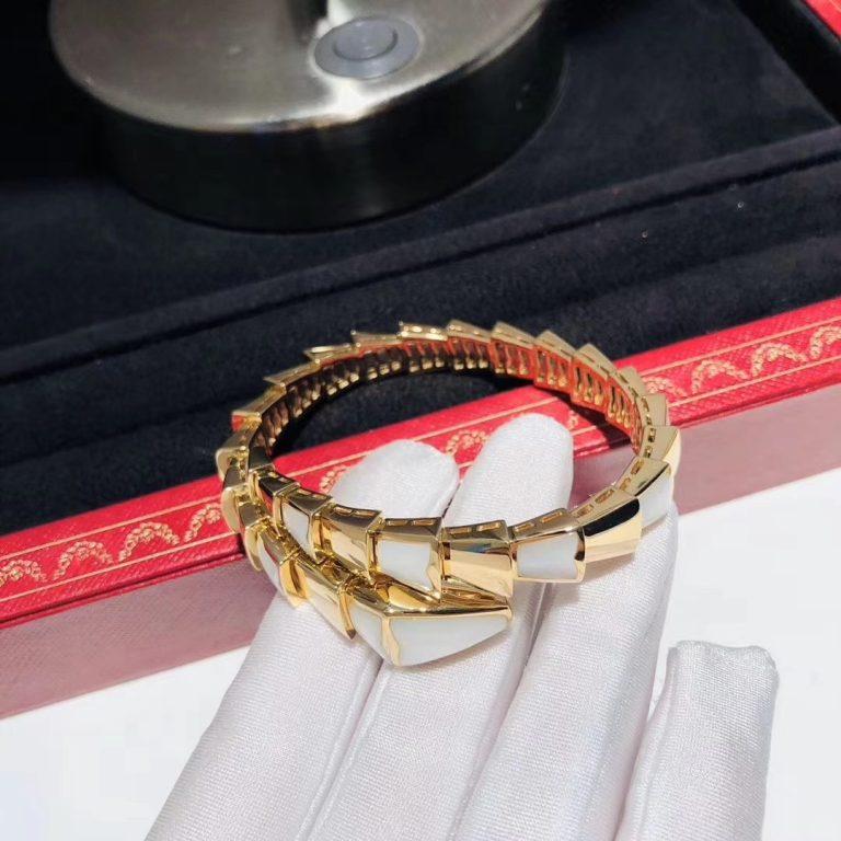 [Dawnora Jewelry]SERPENTI BRACELET MOP GOLD
