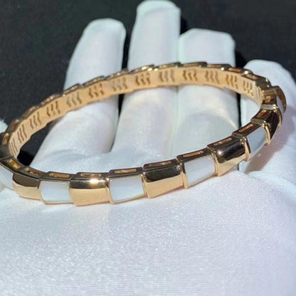 [Dawnora Jewelry]SERPENTI BRACELET PINK GOLD MOP