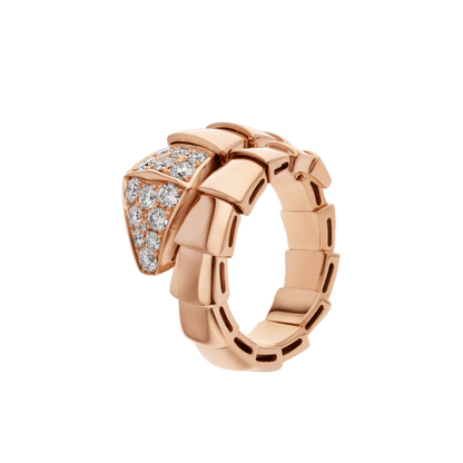 [Dawnora Jewelry]SERPENTI RING PINK GOLD DIAMOND