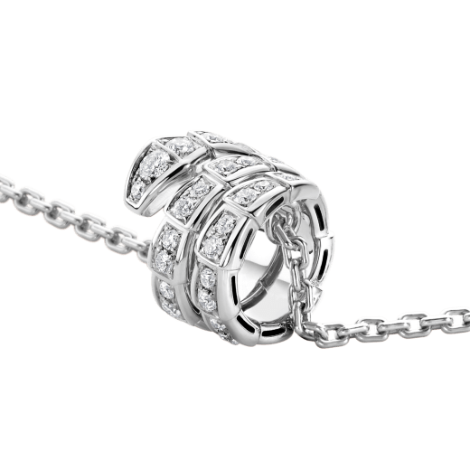 [Dawnora Jewelry]SERPENTI  NECKLACE DOUBLE RING DIAMOND