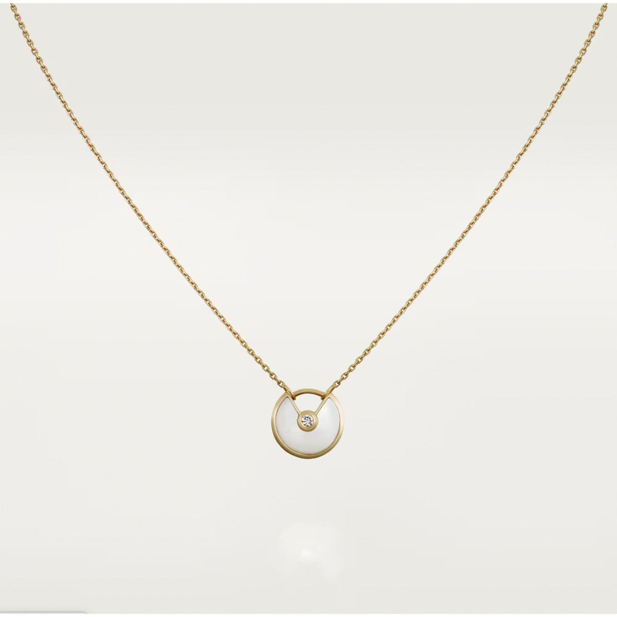 [Dawnora Jewelry]AMULETTE ROSE GOLD MOP NECKLACE