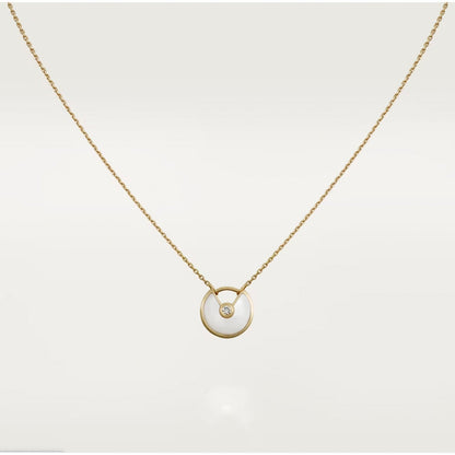 [Dawnora Jewelry]AMULETTE ROSE GOLD MOP NECKLACE