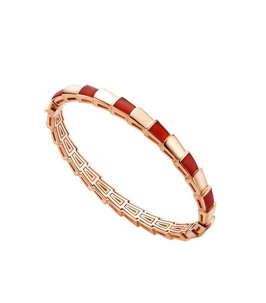 [Dawnora Jewelry]SERPENTI BRACELET PINK GOLD RUBELLITE