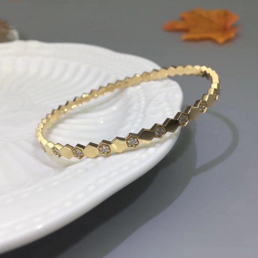 [Dawnora Jewelry]BEE LOVE GOLD DIAMOND BRACELET