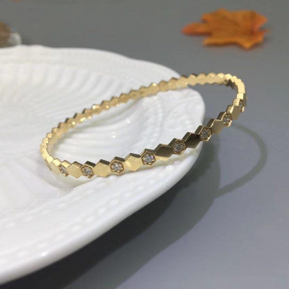 [Dawnora Jewelry]BEE LOVE GOLD DIAMOND BRACELET