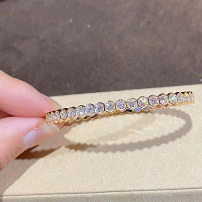 [Dawnora Jewelry]BEE LOVE GOLD BRACELET FULL DIAMOND