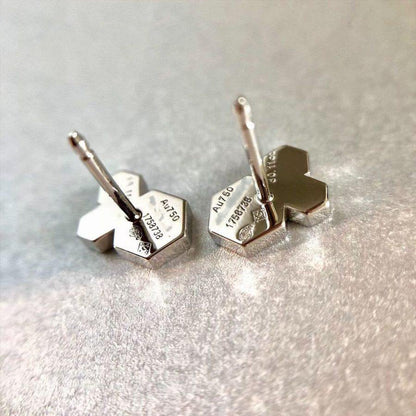 [Dawnora Jewelry]BEE LOVE SILVER DIAMOND EARRINGS