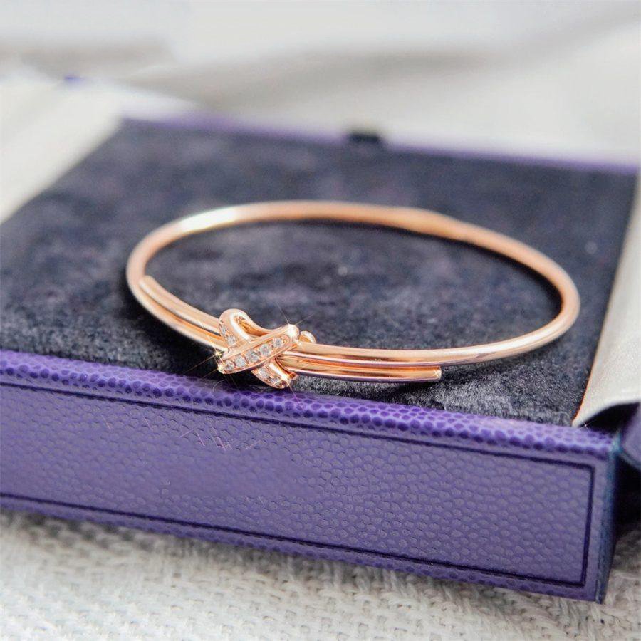 [Dawnora Jewelry]JEUX DE BRACELET PINK GOLD DIAMONDS
