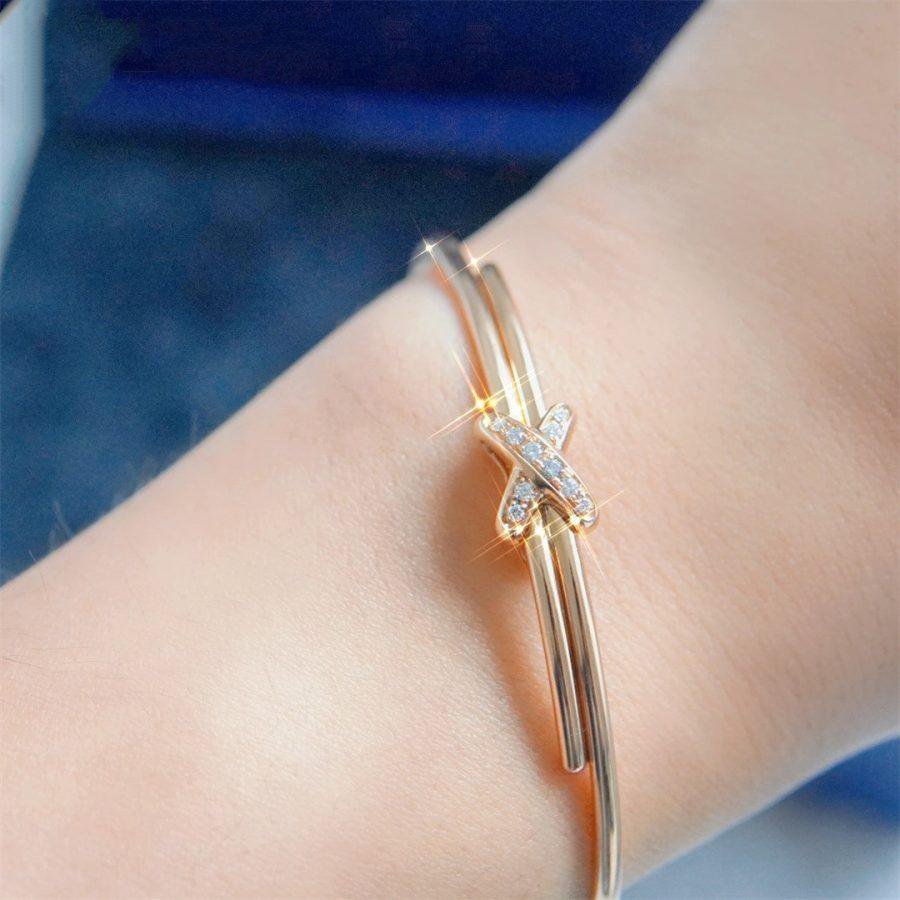[Dawnora Jewelry]JEUX DE BRACELET PINK GOLD DIAMONDS