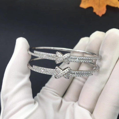 [Dawnora Jewelry]JEUX DE BRACELET DIAMONDS SILVER