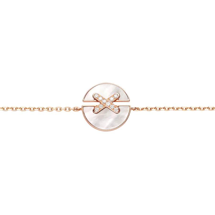 [Dawnora Jewelry]JEUX DE BRACELET MOP PINK GOLD DIAMONDS