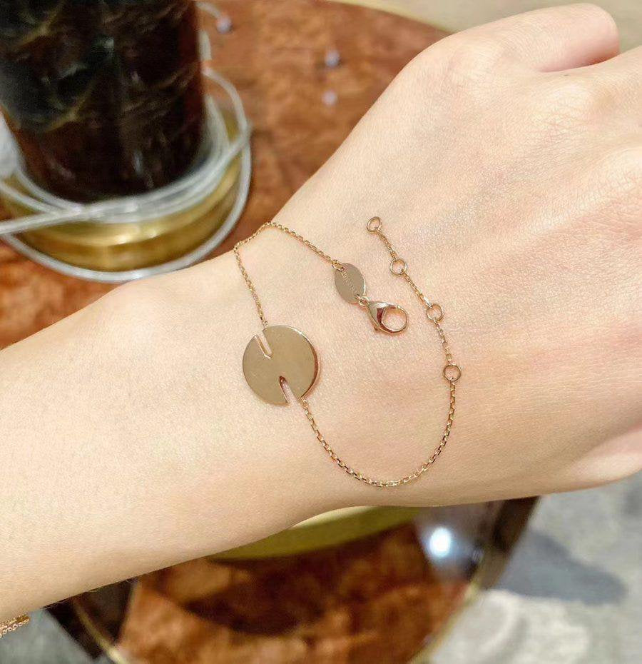 [Dawnora Jewelry]JEUX DE BRACELET MOP PINK GOLD DIAMONDS